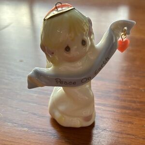 Avon Precious Moments Angel Figurine with Heart Charm